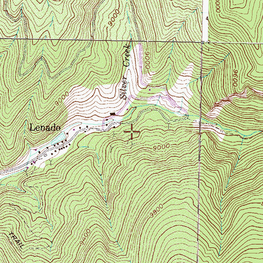 Topographic Map of Leadville Tunnel Mine, CO