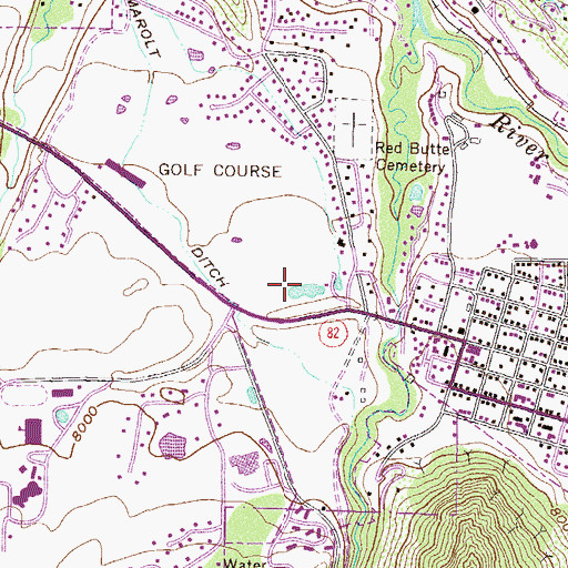 Topographic Map of Mary B Tunnel Mine, CO