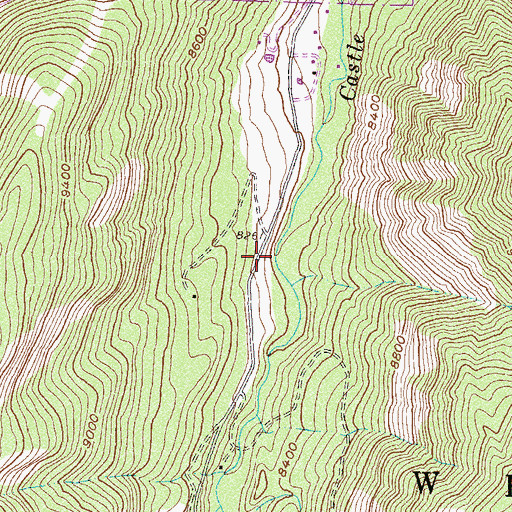 Topographic Map of Statesman Tunnel Mine, CO