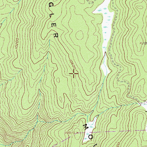 Topographic Map of Varney Tunnel Mine, CO