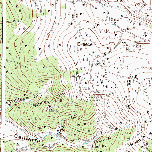 Topographic Map of Antioch Quarry, CO