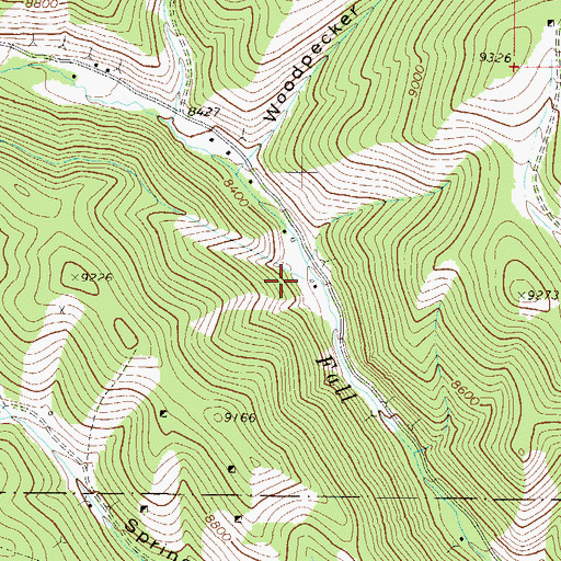 Topographic Map of Seven Forty Mine, CO