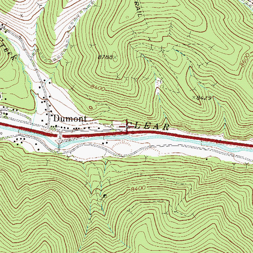 Topographic Map of Specht Tunnel Mine, CO