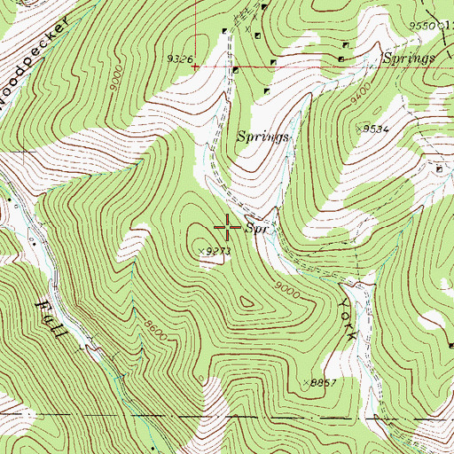 Topographic Map of Western Shaft Mine, CO