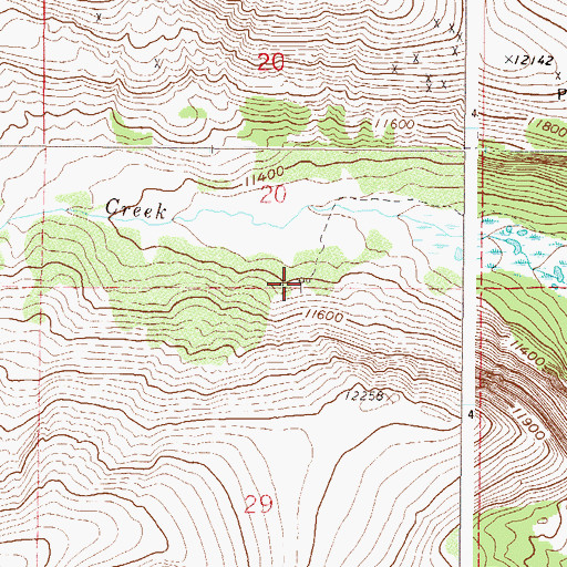 Topographic Map of April Fool Number One Mine, CO