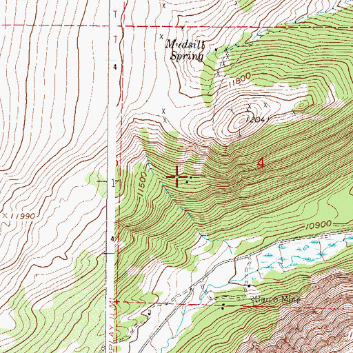 Topographic Map of Spar Mine, CO