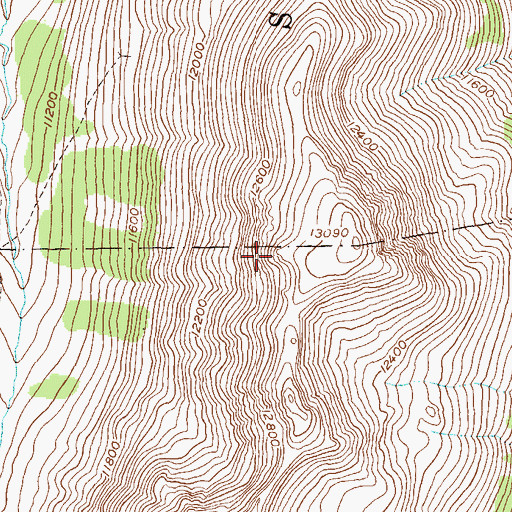 Topographic Map of Detroit Mine, CO