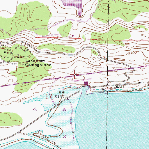 Topographic Map of Smith-Bullard Mine, CO