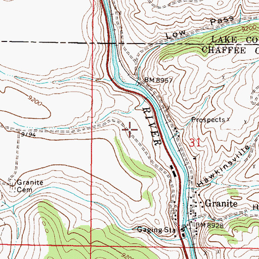 Topographic Map of Florence Extension Mine, CO