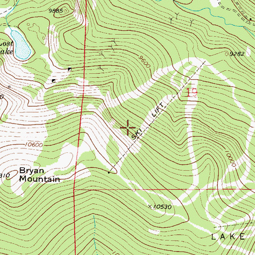 Topographic Map of Shirley Group Mine, CO