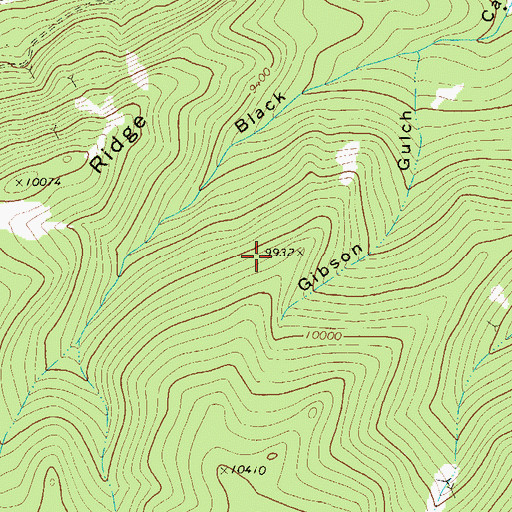Topographic Map of Plateau Mine, CO