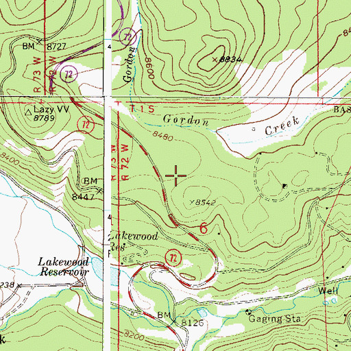 Topographic Map of Crucible Steel Mine, CO