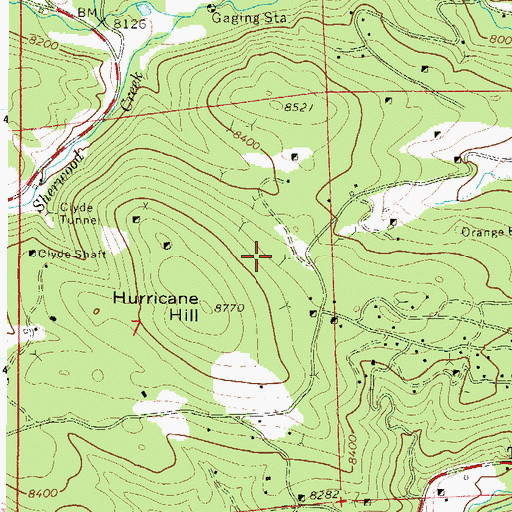 Topographic Map of Forest Home Mine, CO