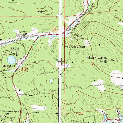 Topographic Map of Hummer Mine, CO
