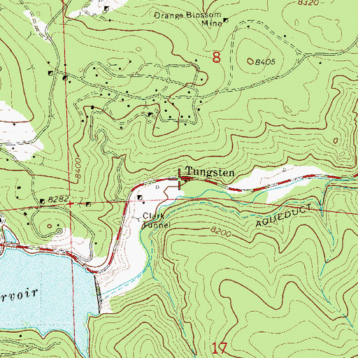 Topographic Map of Primp Mine, CO