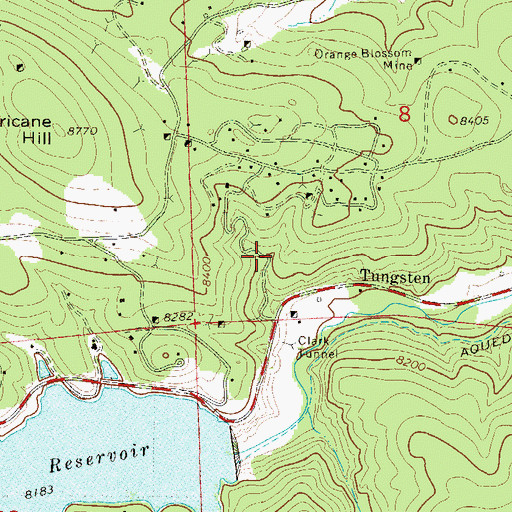 Topographic Map of Vasco Number Four Mine, CO