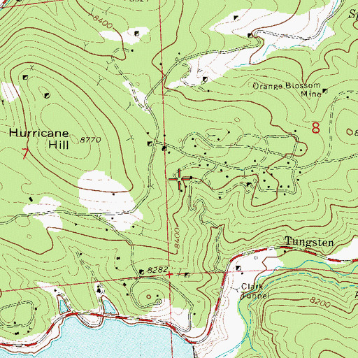 Topographic Map of Vasco Number Seven Mine, CO