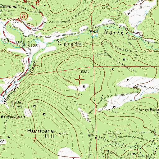 Topographic Map of Western Star Mine, CO