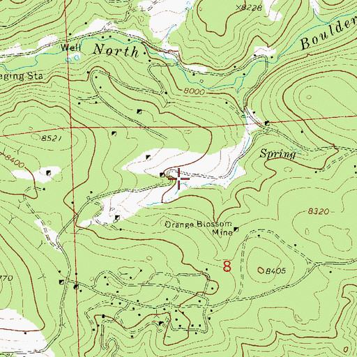 Topographic Map of World Mine, CO