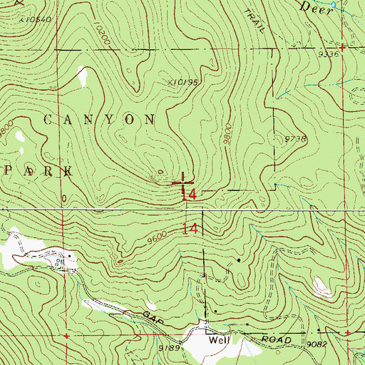 Topographic Map of Golder-Passarella Claims Mine, CO
