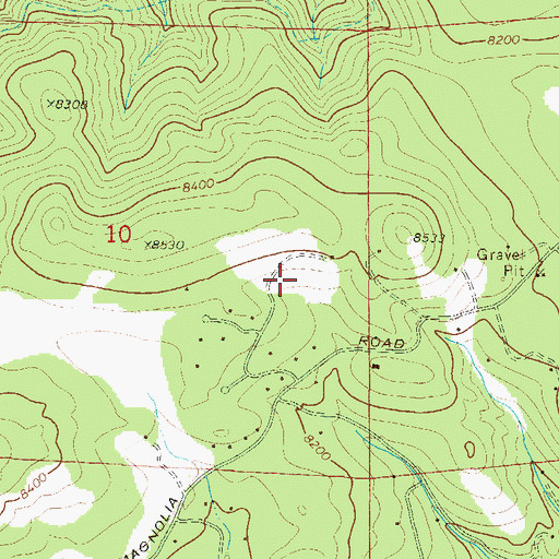 Topographic Map of Manchester Mine, CO