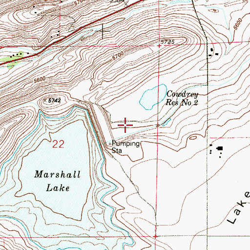 Topographic Map of Gorham Mine, CO