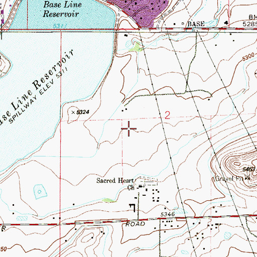 Topographic Map of Never Sweat Mine, CO