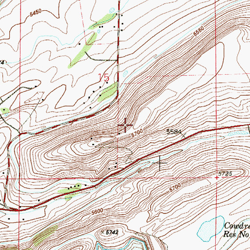 Topographic Map of Sunbeam Number Three Mine, CO