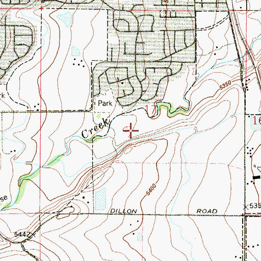 Topographic Map of Wilson Mine, CO