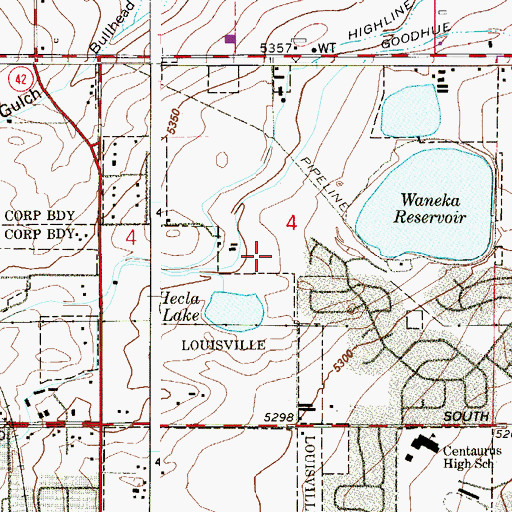 Topographic Map of Electric Mine, CO