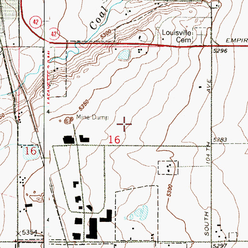 Topographic Map of Italian Mine, CO