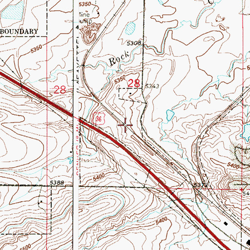 Topographic Map of Monarch Number Two Mine, CO