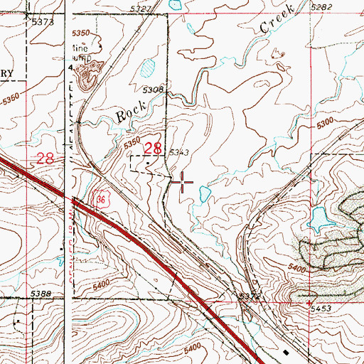 Topographic Map of Sunnyside Mine, CO