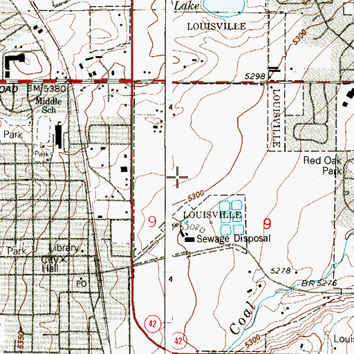 Topographic Map of Welch Mine, CO