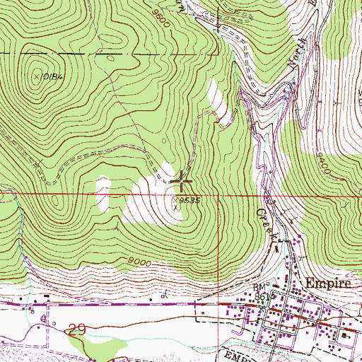 Topographic Map of Arvada Mine, CO