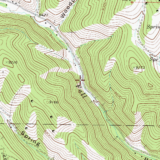 Topographic Map of Blazing Star Mine, CO