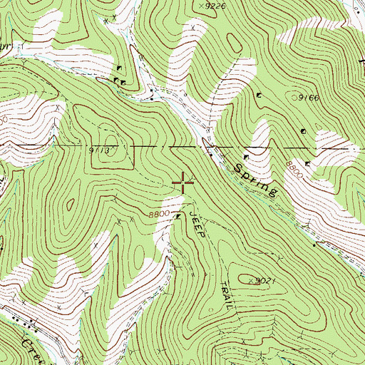 Topographic Map of Europe Mine, CO