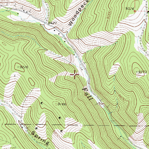 Topographic Map of Gold Quartz Mine, CO