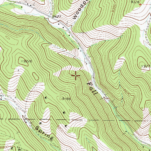 Topographic Map of Ida May Mine, CO