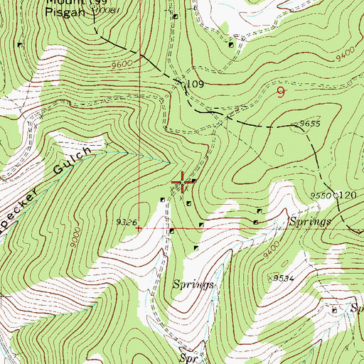 Topographic Map of Maple Leaf Mine, CO