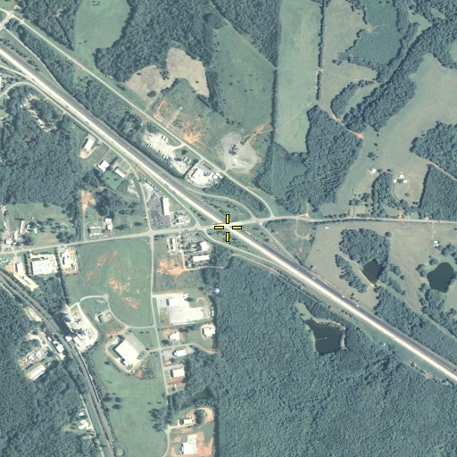 Aerial/Satellite Image of Exit 60, GA