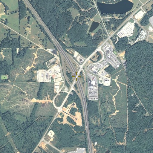 Aerial/Satellite Image of Exit 66, GA