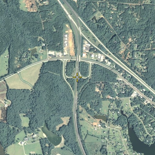 Aerial/Satellite Image of Exit 4, GA