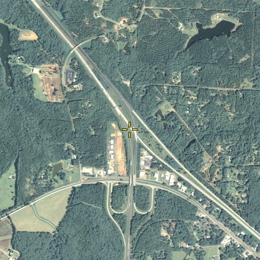 Aerial/Satellite Image of Exit 5, GA
