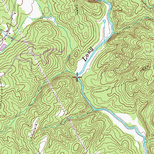 Topographic Map of Roberts Lake (historical), GA