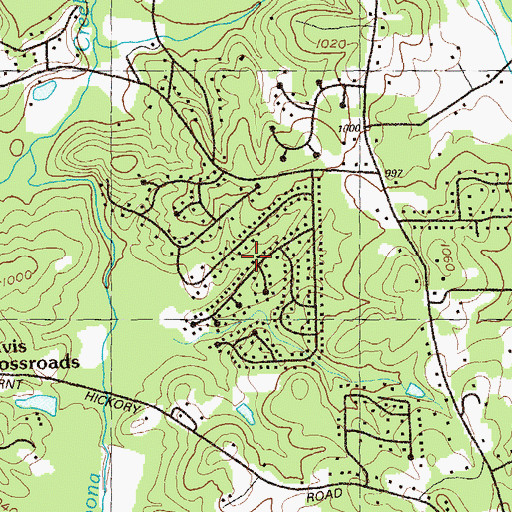 Topographic Map of Calumet West, GA