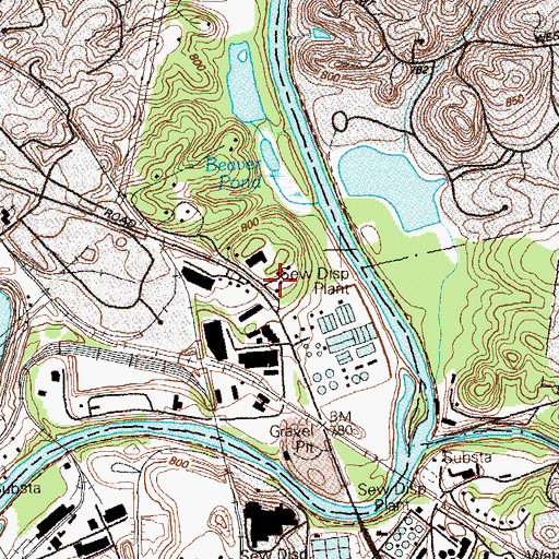 Topographic Map of Collins-Loud Cemetery, GA