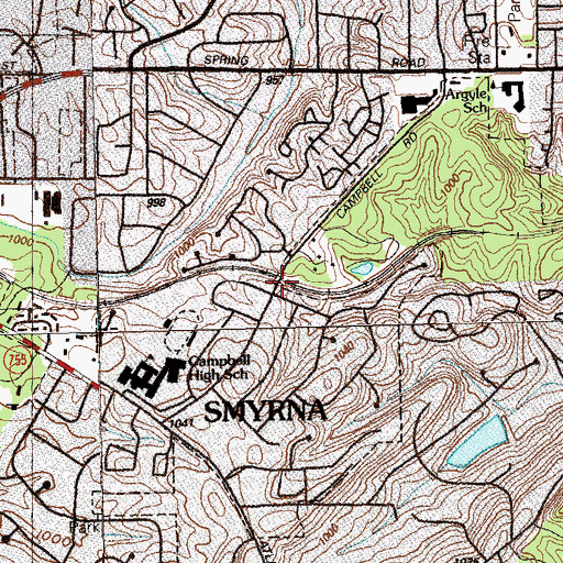 Topographic Map of McIvor (historical), GA