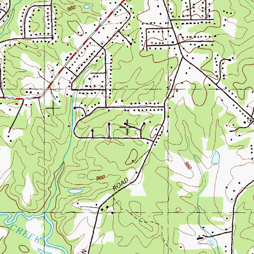 Topographic Map of Cumberland Forest, GA