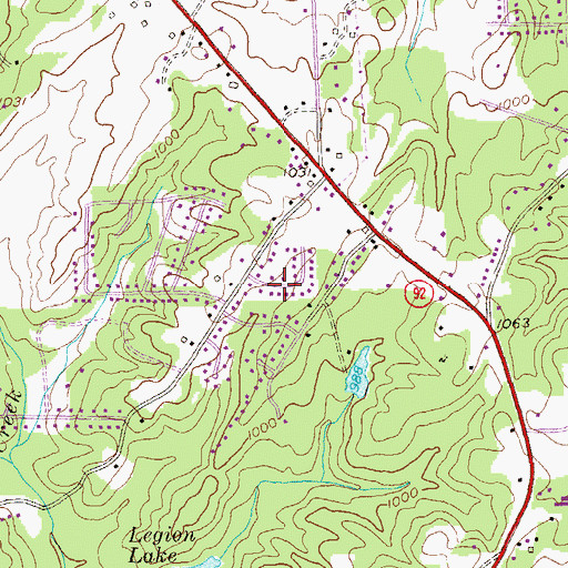 Topographic Map of Britt, GA